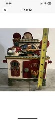 Avon Christmas Teddy and Friends Stove Diffuser & Music Box Original Packaging