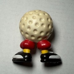 PLASTIC “DAD YOU’RE A PRO” GOLF BALL FIGURE UNBRANDED VINTAGE FATHER’S DAY