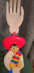 Vintage South Of The Border Pedro Plastic Back Scratcher Souvenir Tassel Handle