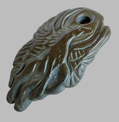 300 BC Ancient Roman Carved Engraved Gemstone Pendant Medallion Amulet Pegasus