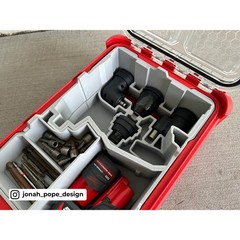 jpd 3d Printed Insert for Milwaukee Packout & M12 4-in-1 Installation Driver V2