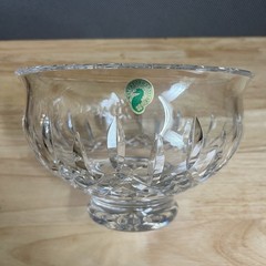 Waterford Crystal Lismore 8″ Footed Glass Bowl 140462 Made In Ireland