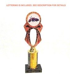 MOTORCYCLE TROPHY MOTORCYCLE SHOW AWARD CHOPPER MOTORCYCLE 8 COLORS ##3