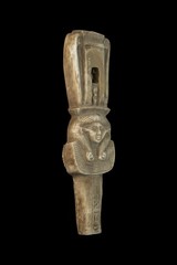 Authentic Ancient Egyptian Antique Egyptian Stone Sistrum Goddess Hathor Rare BC