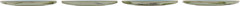 Fitz and Floyd Toulouse Set of 4 Small 5-Inch Fruit Bowls in Green