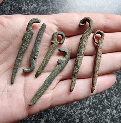 Medieval / Post Medieval Buckle Tongues Metal Detecting Finds Antique