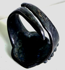 300 BC Ancient Greek Silver Ring God Orpheus bard legendary musician and prophet