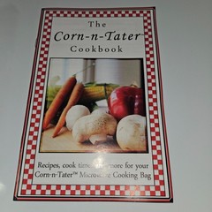 Lot of 3 MICRO WAVE VEGETABLE COOKING BAG MADE IN USA CORN N TATER & Cookbook