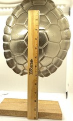 Turtleshell decor/accent piece cast aluminum