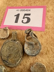 antique lead bag seals metal detector finds