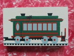 Set 7 CATS MEOW Vintage 1990s Train Locomotive ~ Advertising Quaker Rubbermaid +