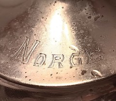 1932 POULSBO vtg norwegian silver vase antique norge flower Thorvald Marthinsen