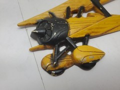Vintage 1975 Homco Iron Airplanes Set of 4