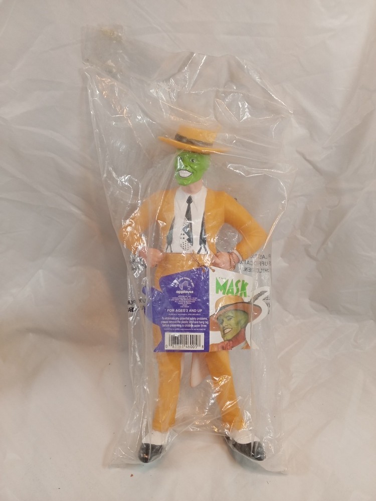 10 3/4″ Sealed 1990s Applause The Mask Movie Jim Carey Doll