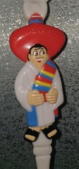 Vintage South Of The Border Pedro Plastic Back Scratcher Souvenir Tassel Handle