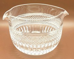 Edwardian Irish Hand Cut Crystal Wine Rinsers, Very Unique, Quality Pieces