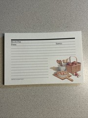 Longaberger Basket 25 NEW 4×6 LARGE Shades of Autumn Recipe Cards Kitchen Baking