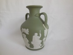 Wedgwood Sage Green Jasperware Portland Vase