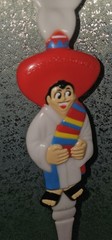 Vintage South Of The Border Pedro Plastic Back Scratcher Souvenir Tassel Handle