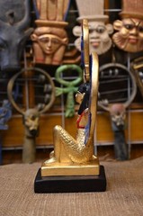 Isis Statue Antiques Pretty Gift Ancient Egyptian Mythology Rare Stone Sculpture