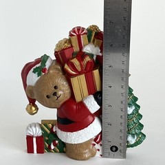 1993 Burwood Homco Home Interiors Christmas Toy Collage Wall Hanging Teddy Bear1