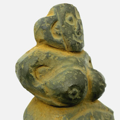 Ancient Mother Goddess Near East Idol Stone Figure Fertility Idol 2000 BC