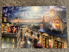 Aristocats Love Under the Moon Thomas Kinkade Disney