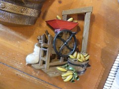 Vintage Homco 3-Piece Wall Decor Set – Cast Aluminum – Apple Cider Press, Corn S