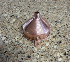 Vintage Copper Kitchenware Lot Small Cup Pot Pan Funnel Kettle