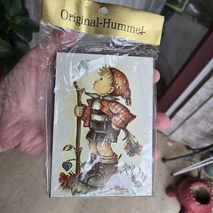 2 Vintage Original HUMMEL Printed Plaques Hanging Unopened Original Packaging