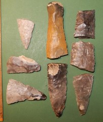 Broken daggers, spear points & sickles: DANISH STONE AGE tool from NEOLITHIC