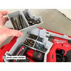 jpd 3d Printed Insert for Milwaukee Packout & M12 4-in-1 Installation Driver V2