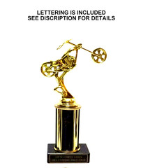 MOTORCYCLE TROPHY, BIKE AWARD, MOTORCYCLE SHOW CHOPPER