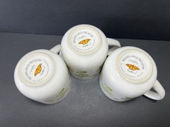 Set of 3 Marjolein Bastin Wildflower Meadow 10oz Coffee Mugs *EUC*