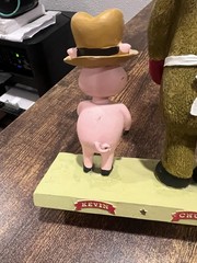 Burns & McDonnell Bobblecue Bobblehead BBQ Moose Pig duck Rare!