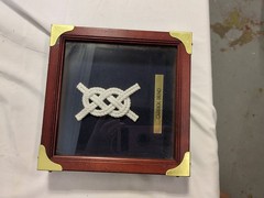 Set Of Two Nautical Knots Display Shadowboxes. Dartmouth Devon Bounty Arts.