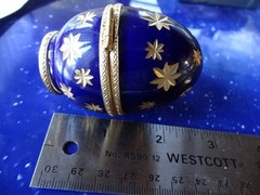 2001 Faberge Limoges France “Teddy Bear Egg” Imperial Egg #21 w/Box & COA