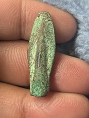 Rare genuine ancient bronze Greek arrowhead 3 Cent BC
