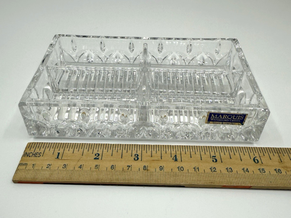 WATERFORD MARQUIS GLENBROOK Cut Crystal Sweetener Holder- RETIRED