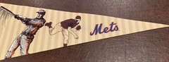 NY METS OLD TIMERS DAY PENNANT 2022 OTD CITI FIELD MLB BASEBALL BANNER