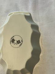 Irish Parian Donegal China Oval Pin Dish with Crest