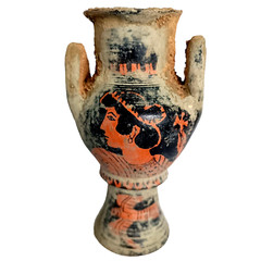300 BC Ancient Roman Pottery Ceramic Terracotta Vessel Jug Amphora Pot Pitcher