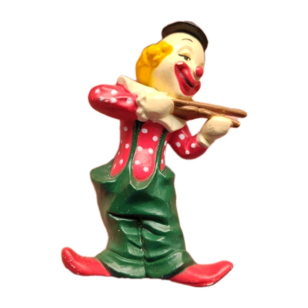 CLOWN PLAYING A VIOLIN 3” FIGURE UNBRANDED