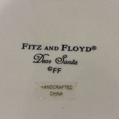 VTG FITZ AND FLOYD CLASSIC CHRISTMAS BOX & LID WITH BOW 3.5” X 3.5” Mint Cond