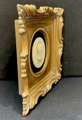 Syroco Framed Roman Cameo Relief Wall Art “Poppei” By Syracuse Ornament 6×5