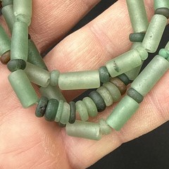 INCREDIBLE PRE-COLUMBIAN TAIRONA JADE NECKLACE SOUTH AMERICA 1413