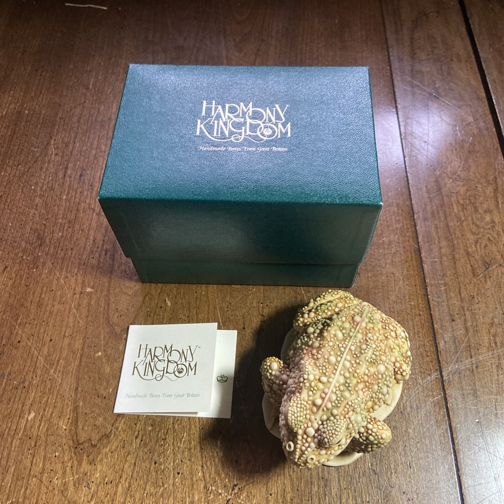 Harmony Kingdom Handmade Boxes Toad Trinket Box Great Britain
