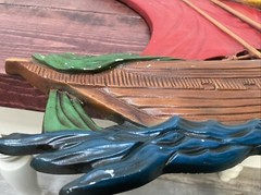 S/2 Vintage Cast Aluminum Ships – Nautical Wall Decor Art – Midwest 1993