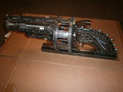STEEL METAL ART MANCAVE DISPLAY
