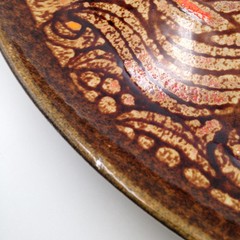 Poole Pottery Aegean Viking Ship Plate 12.5 Inch Abstract Modernist Ceramic MCM